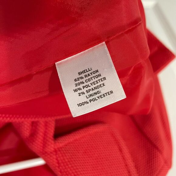 Halogen Dark Coral Red 3/4 Sleeve Thick Blazer Jacket Women’s Size M - Picture 4 of 5